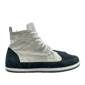 ann demeulemeester Suede High Top Sneakers